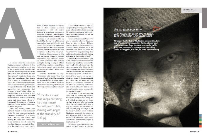 Feature spread